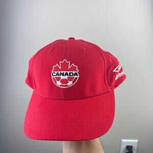 Vintage Umbro Canada Football Soccer Snapback Hat